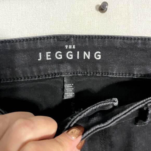 The Jegging Women's Black Mid-Rise Ankle Skinny Jeans - Size 4 - Picture 4 of 9